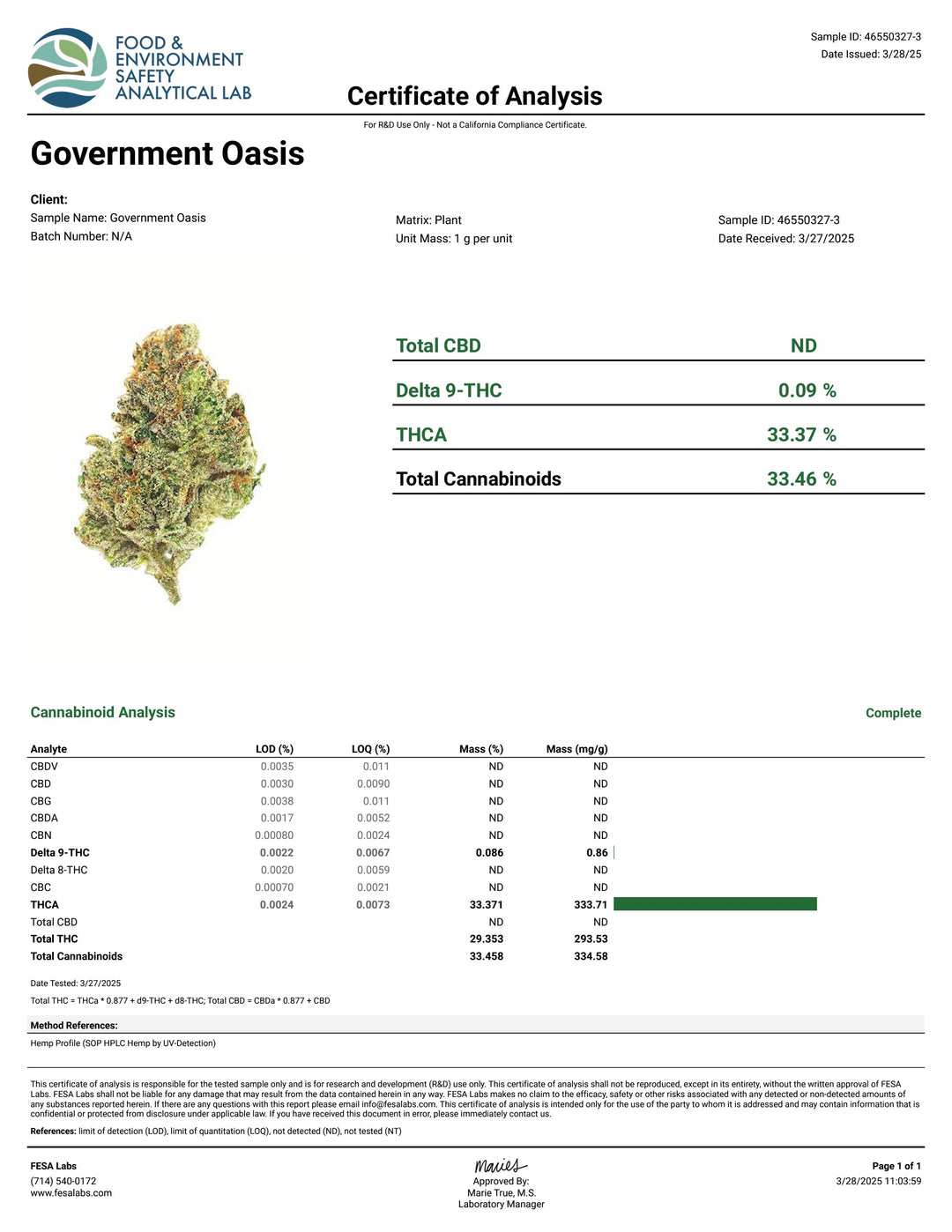 Indoor Government Oasis